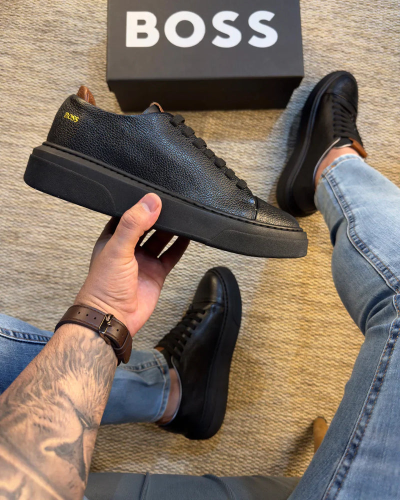 Tênis Sneaker HB (COURO LEGÍTIMO) – Conforto e Estilo de Alto Padrão